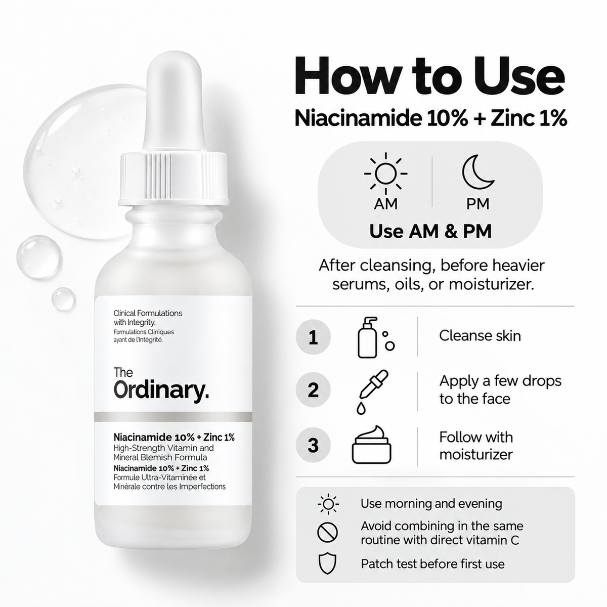Niacinamide 10% + Zinc 1% - The Ordinary