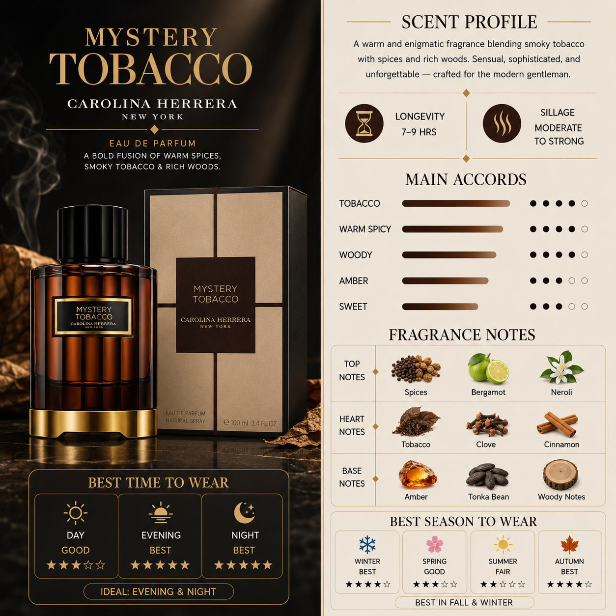 Mystery Tobacco - Carolina Herrera