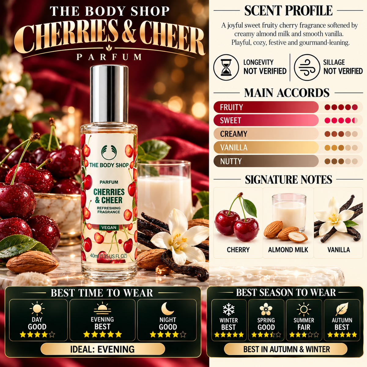 Cherries & Cheer - The Body Shop