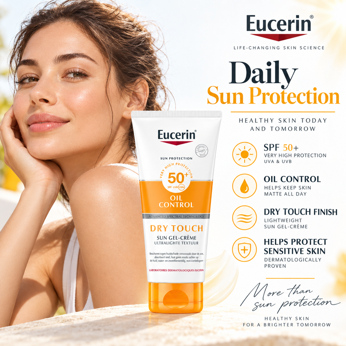Title Eucerin Sun Oil Control Dry Touch Gel-Cream SPF50+ - Eucerin