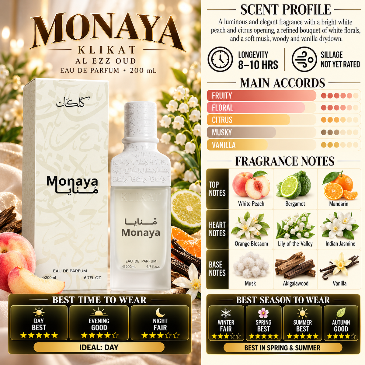 Klikat Monaya - Women & Men - Alezz Oud