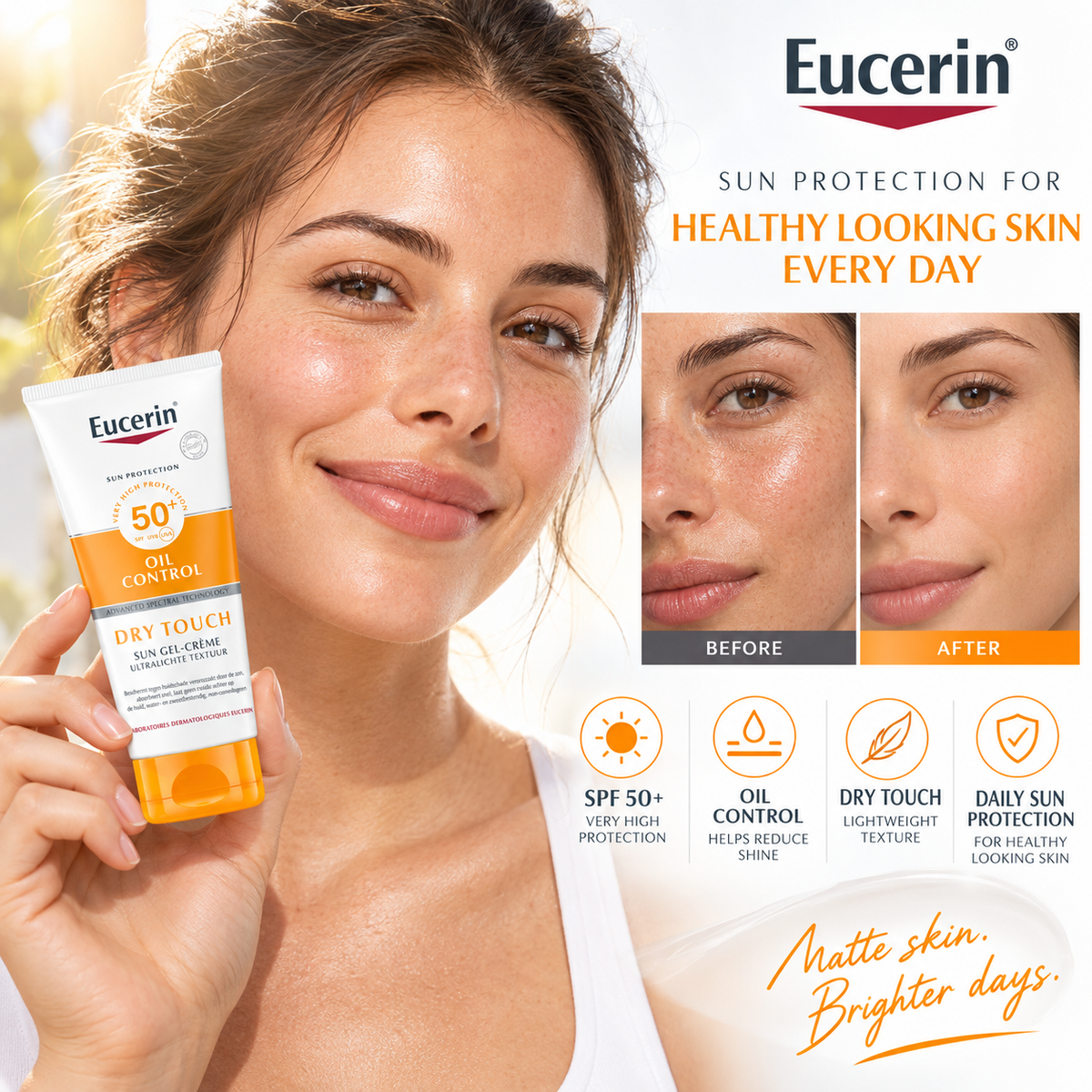 Title Eucerin Sun Oil Control Dry Touch Gel-Cream SPF50+ - Eucerin