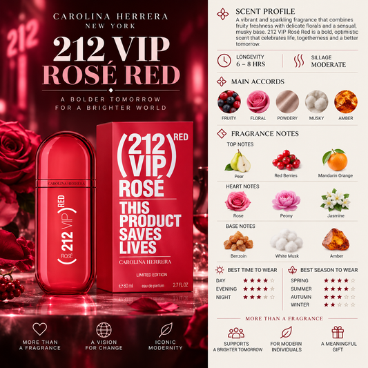 212 VIP Rosé Red - Carolina Herrera