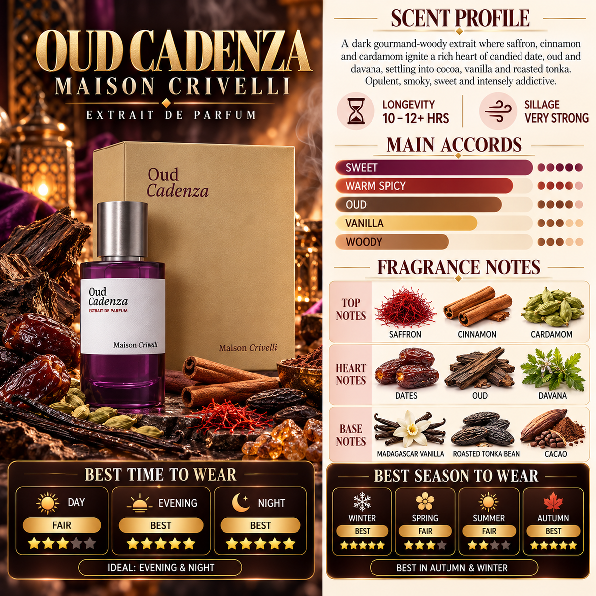 Oud Cadenza - Maison Crivelli