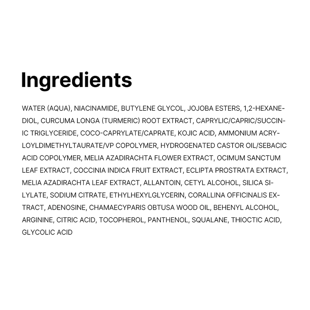 Kojic Acid Turmeric Niacinamide Serum - Medicube