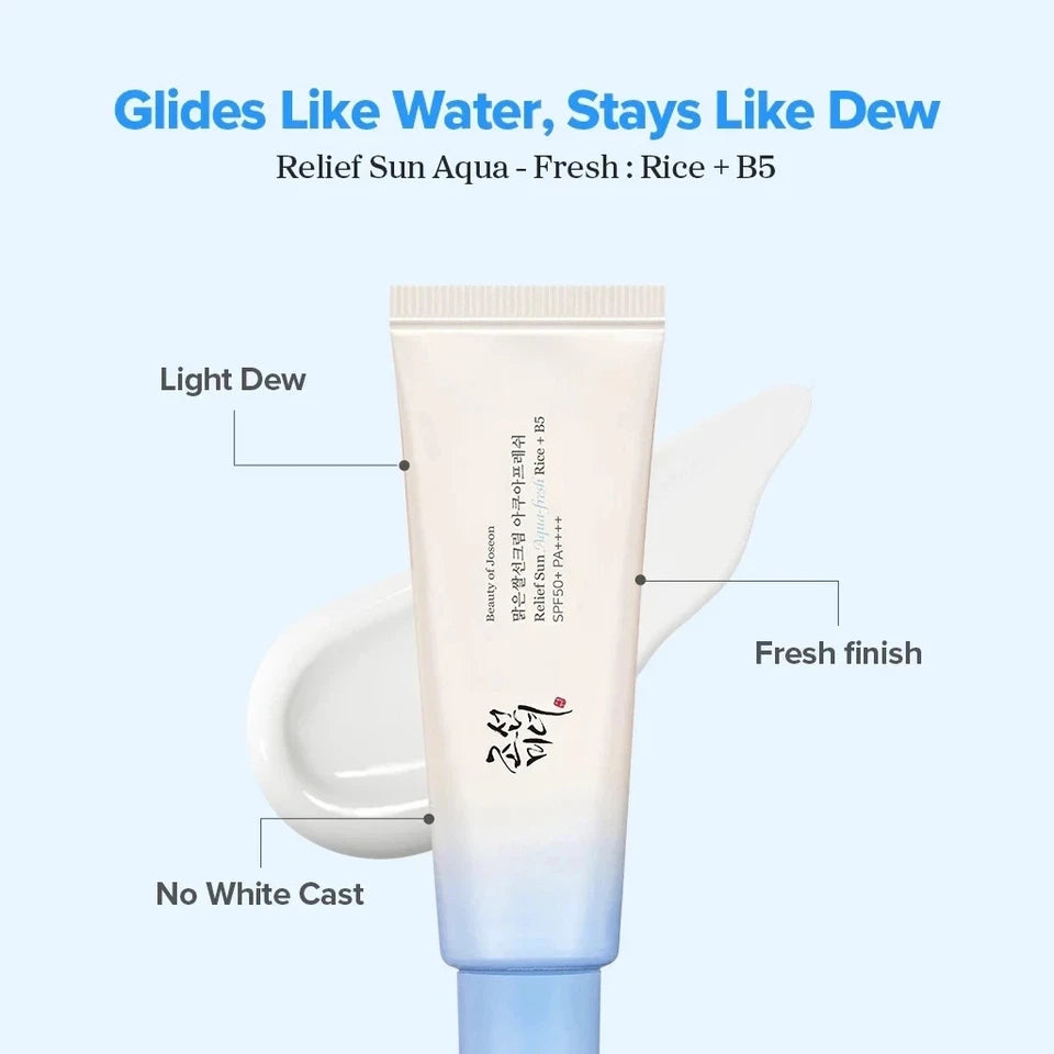 Relief Sun Aqua-Fresh: Rice + B5 SPF50+ PA++++ - Beauty of Joseon